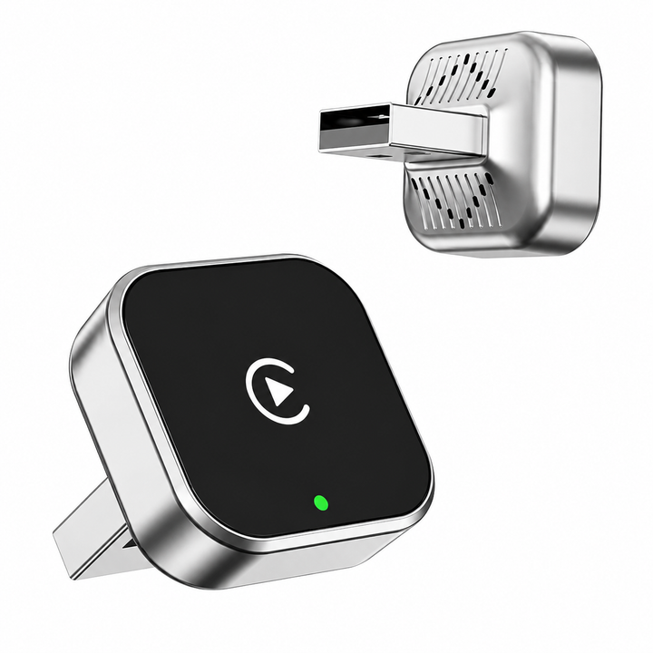 2-in-1 Wireless CarPlay & Android Auto Dongle