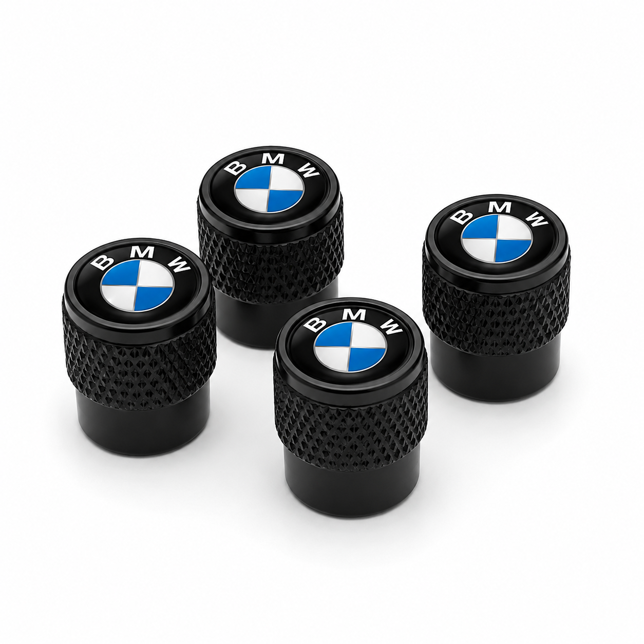 Premium Valve Caps for BMW – Black Aluminium