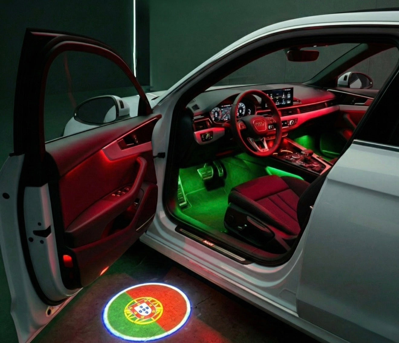 LED Door Projector with Country Flag