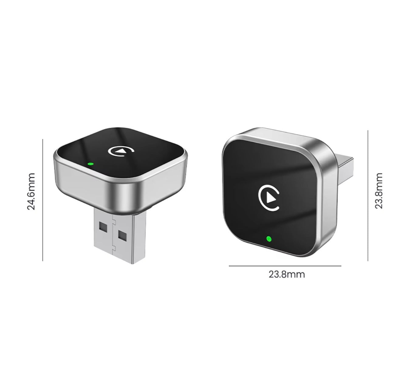 2-in-1 Wireless CarPlay & Android Auto Dongle