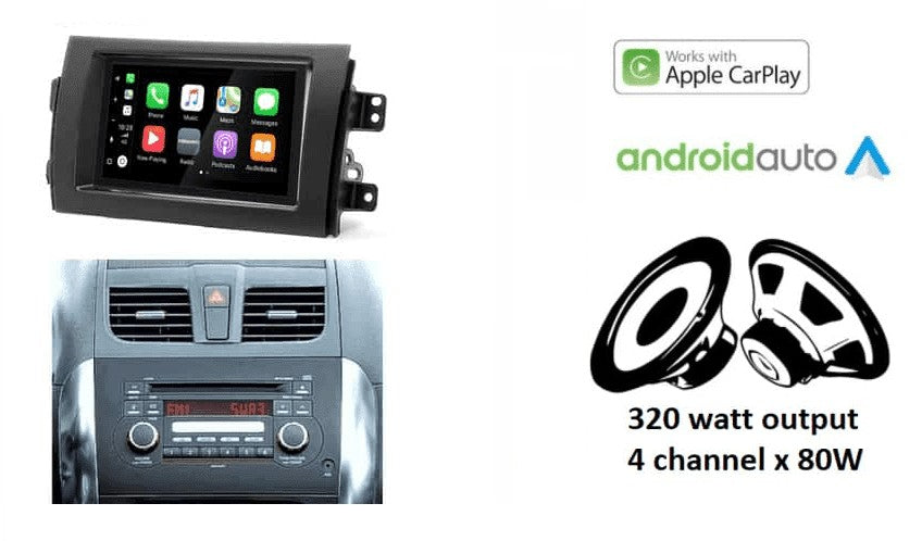 Suzuki SX4 & Fiat Sedici – CarPlay-autoradio · DAB+