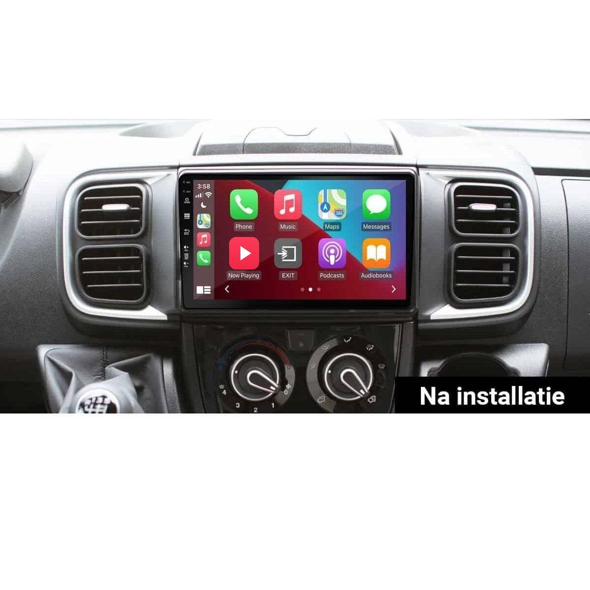 Fiat Ducato (vanaf 2021) – CarPlay-scherm 9 inch · DAB+