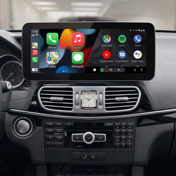 Mercedes-Benz E-Klasse C207 A207 (2013–2016) – CarPlay-schermupgrade 12,3 inch