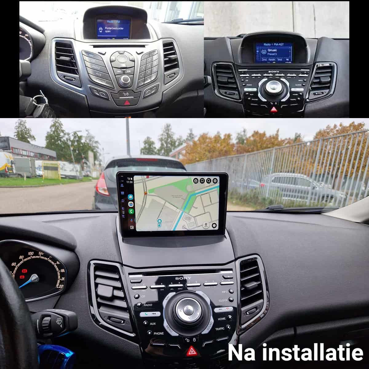 Ford Fiesta (2008–2017) – CarPlay-scherm 9 inch · RD-D040Q