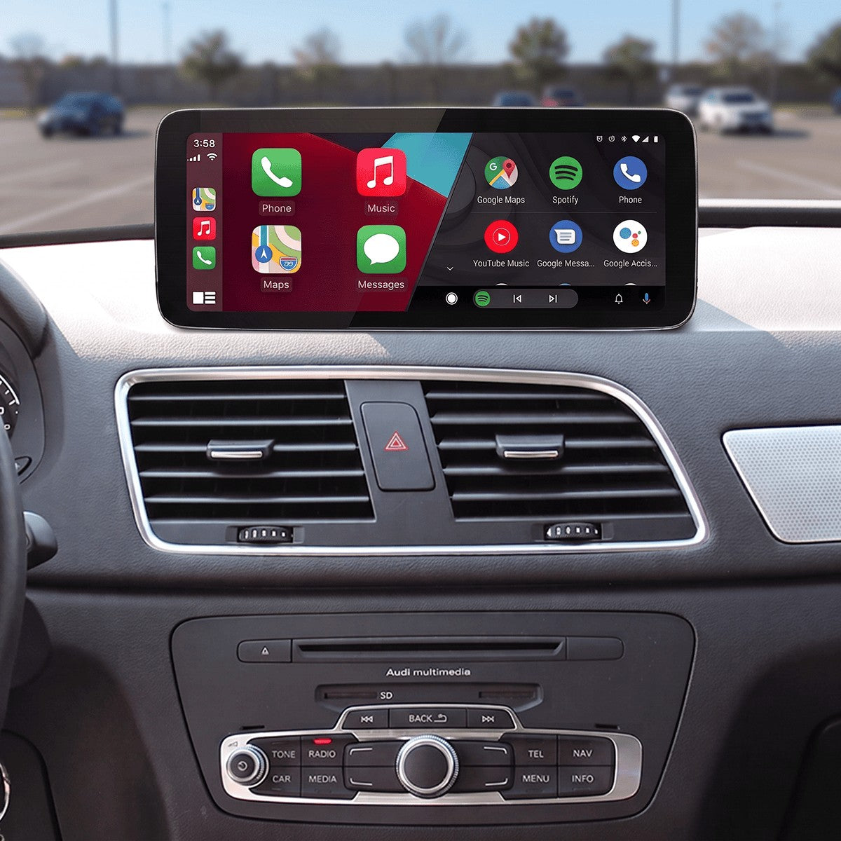 Audi Q3 (2013–2018) – CarPlay-schermupgrade 12,3 inch