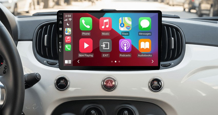Fiat 500 (2016–2022) – CarPlay-scherm 9 inch · DAB+ · RD-D040Q