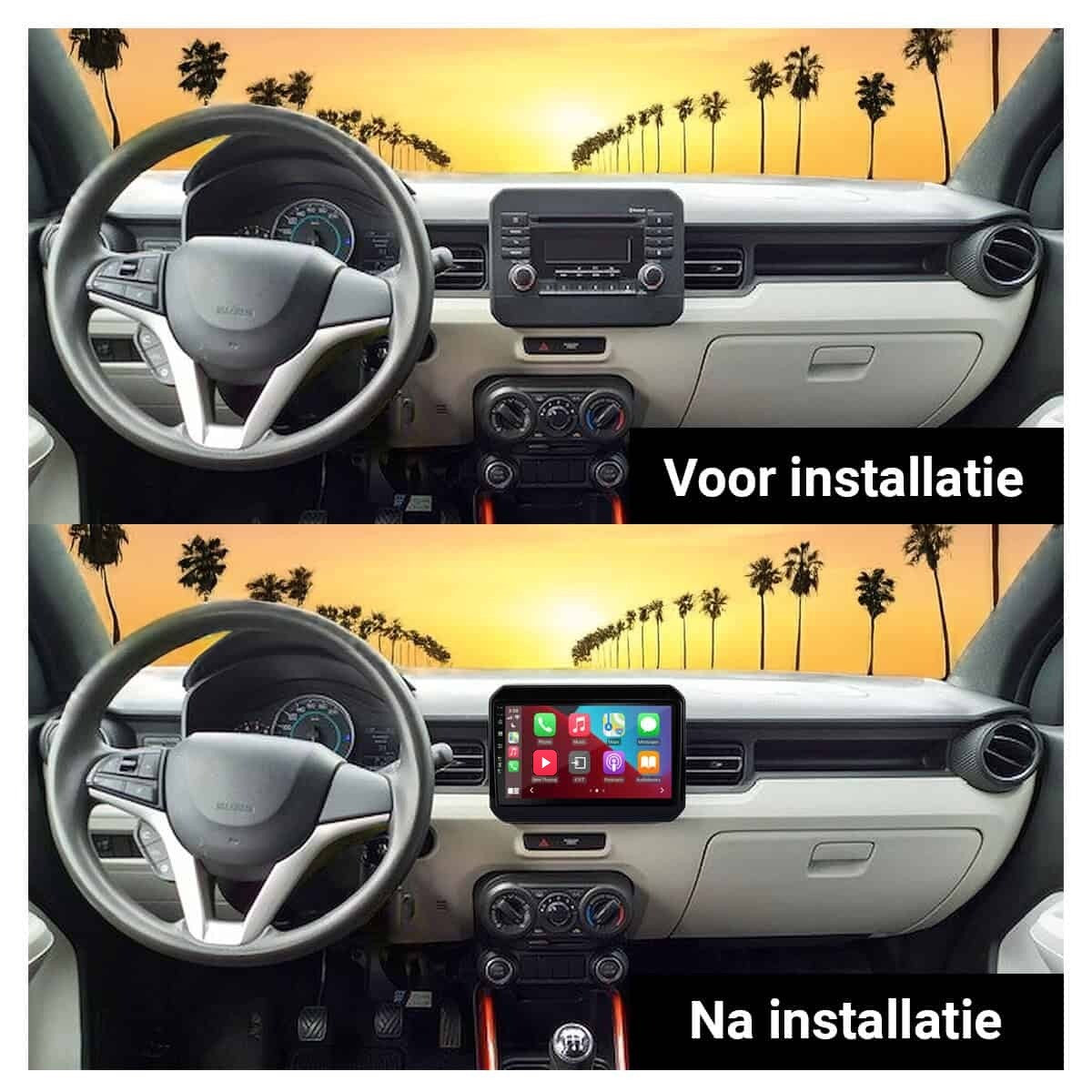 Suzuki Ignis (2016–2020) – CarPlay-scherm 9 inch · DAB+ · RD-D040Q