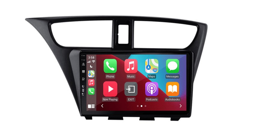 Honda Civic (2012–2017) – CarPlay-scherm 9 inch · DAB+ · RD-D040Q