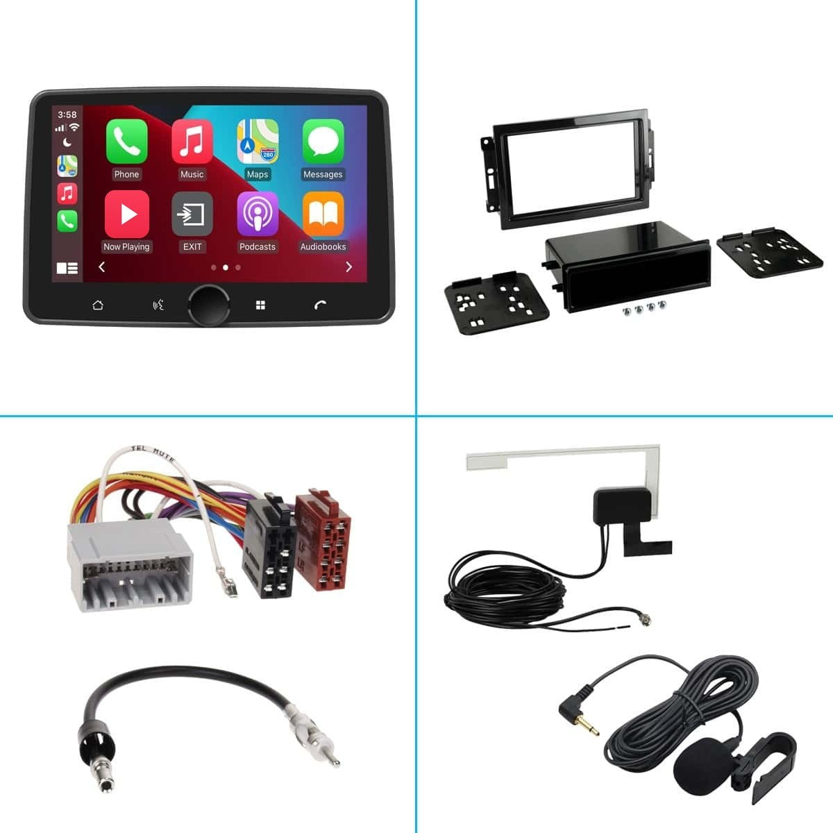 Chrysler 300C, Dodge Charger & Jeep Grand Cherokee – CarPlay-autoradio · DAB+