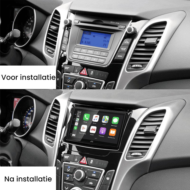 Hyundai i30 (2012–2016) – JVCKenwood CarPlay-autoradio