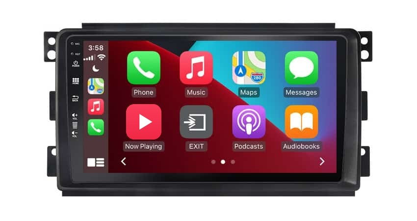 Smart (2006–2009) – CarPlay-scherm 9 inch · DAB+ · RD-D040Q
