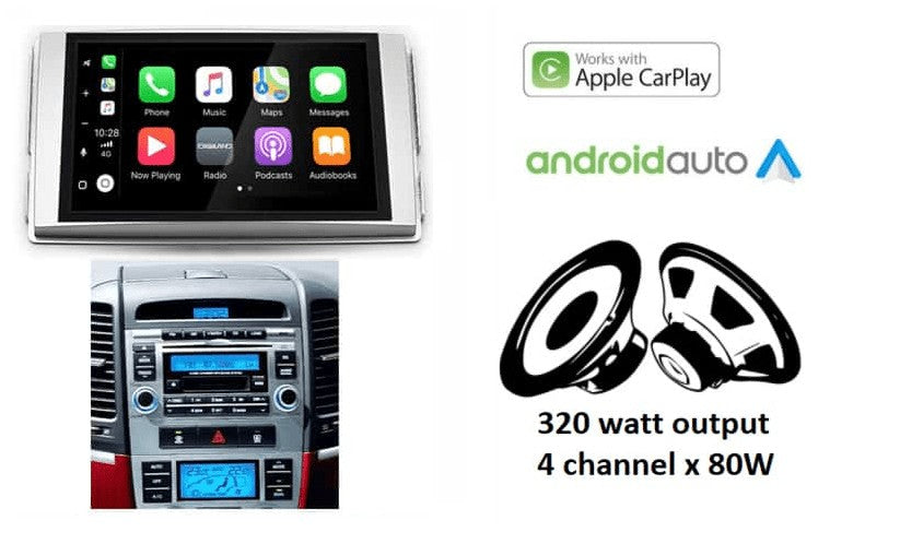 Hyundai Santa Fe (2006–2012) – CarPlay-autoradio