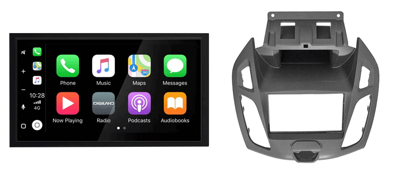Ford Transit Connect & Tourneo Connect – CarPlay-autoradio · DAB+ · RD-675DBT