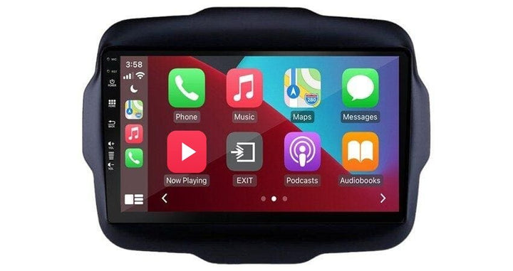 Jeep Renegade (2016–2020) – CarPlay-scherm 9 inch · DAB+ · RD-D040Q