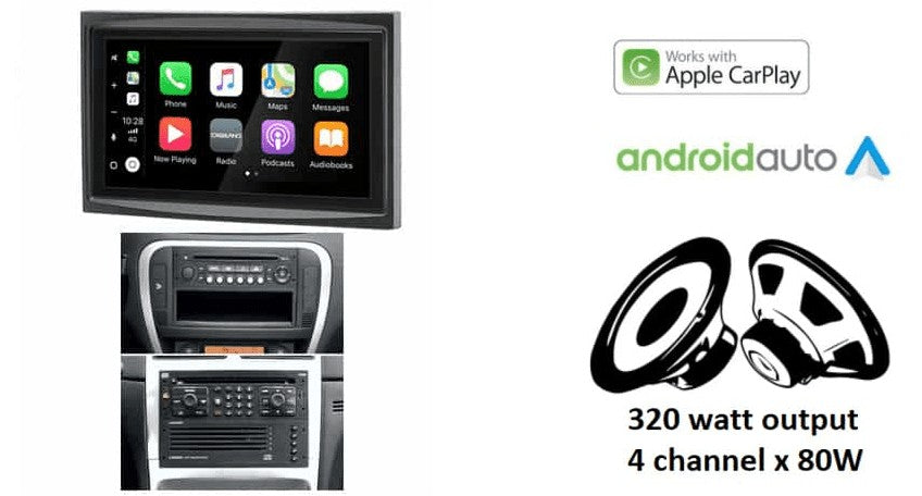 Citroën C2, C3, Berlingo & Jumpy – CarPlay-autoradio · DAB+ · RD-675DBT