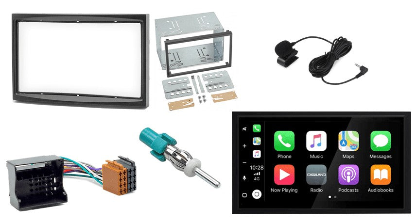 Citroën C2, C3, Berlingo & Jumpy – CarPlay-autoradio · DAB+ · RD-675DBT