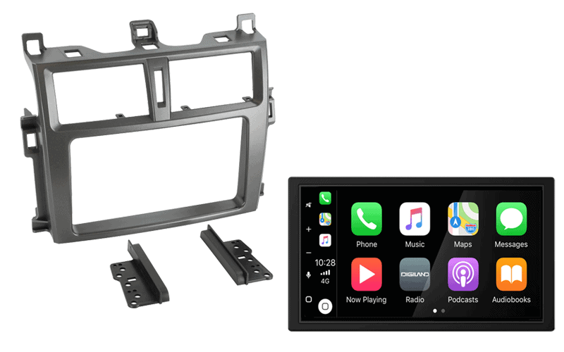 Toyota Verso-S (2011–2015) – CarPlay-autoradio