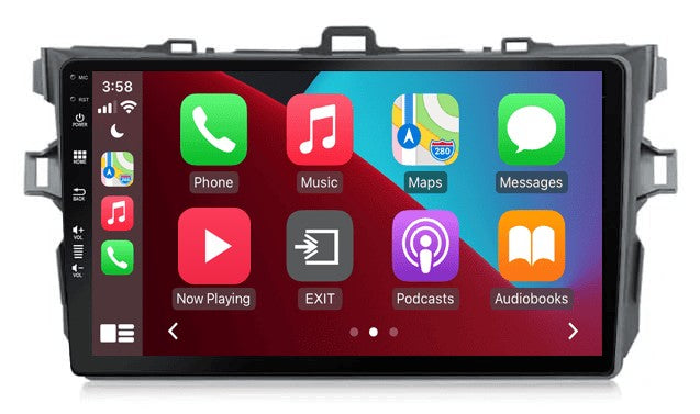 Toyota Corolla (2007–2013) – CarPlay-scherm 9 inch · RD-D040Q