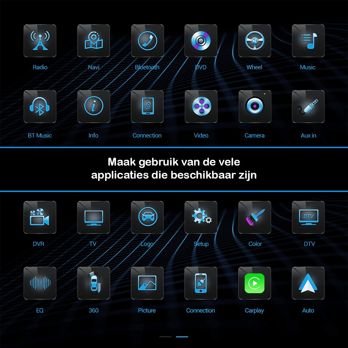 Volkswagen Jetta (2013–2017) – CarPlay-scherm 9 inch · DAB+ · RD-D040Q