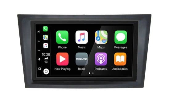 Opel Astra, Corsa, Vivaro, Zafira e.a. – CarPlay-autoradio · zwart · DAB+ · RD-675DBT
