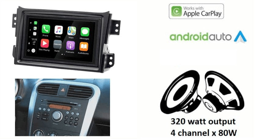 Opel Agila / Suzuki Splash (2008–2014) – CarPlay-autoradio · RD-675DBT