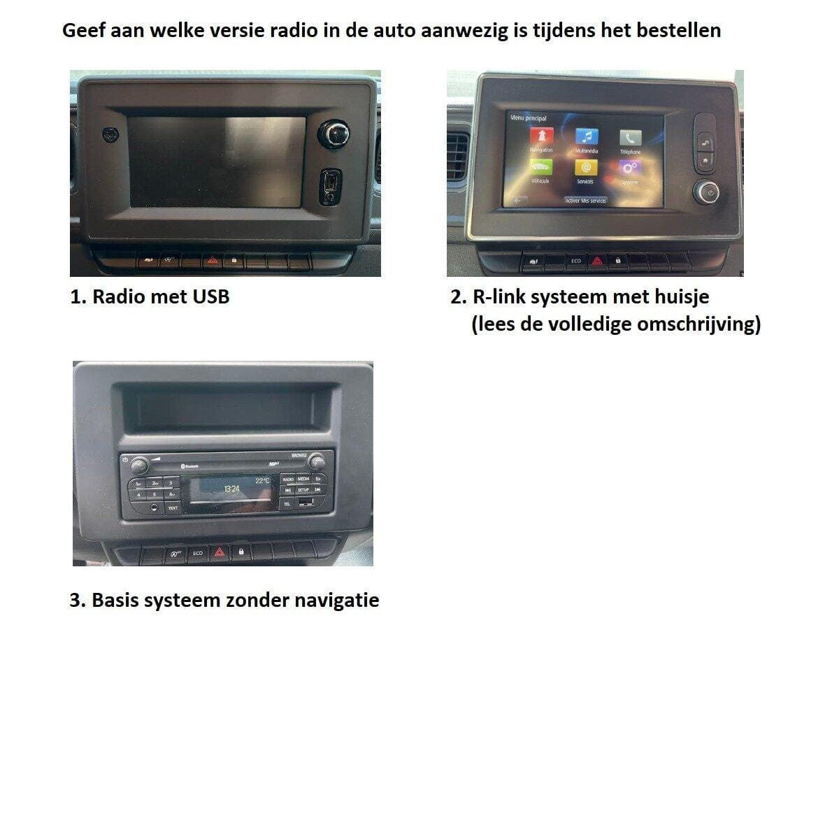 Nissan Interstar (vanaf 2022) – CarPlay-scherm 10 inch · DAB+ · RD-D040Q