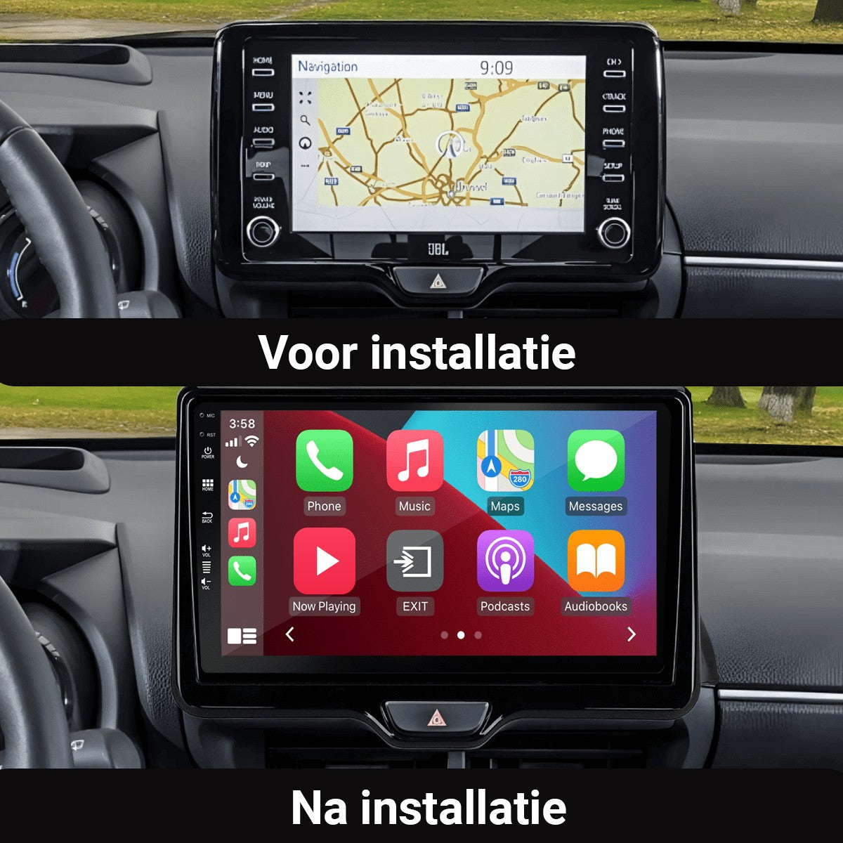 Toyota Yaris (2020–2022) – CarPlay-scherm 10 inch · RD-D040Q