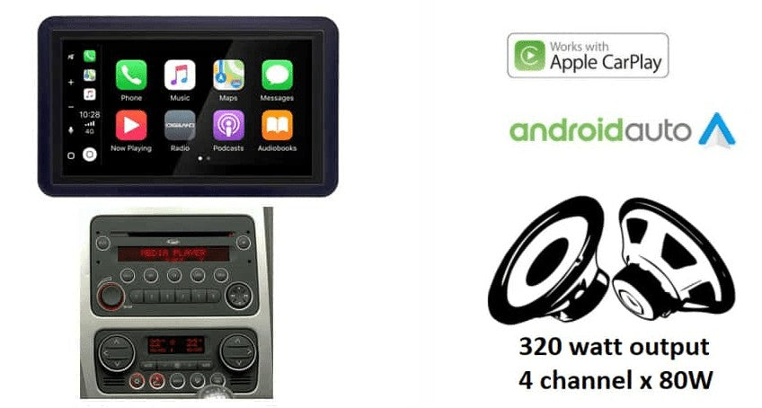 Alfa Romeo Spider, 159 & Brera – CarPlay-autoradio · DAB+ · RD-675DBT