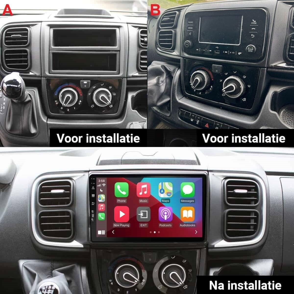 Fiat Ducato (vanaf 2021) – CarPlay-scherm 9 inch · DAB+ · RD-D040Q