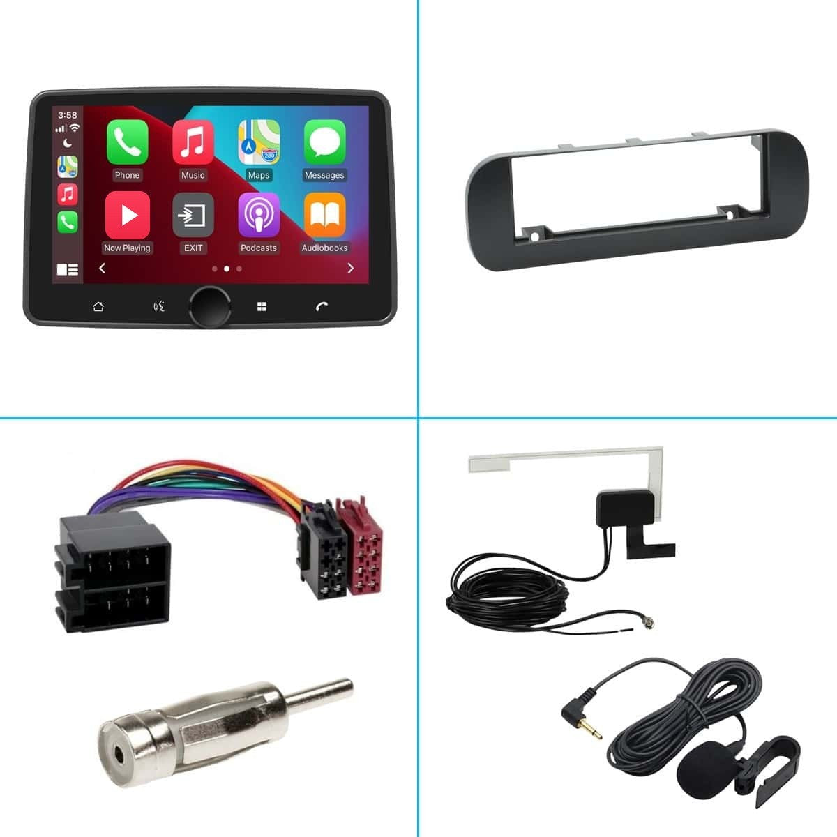 Fiat Panda (2012–2019) – CarPlay-autoradio