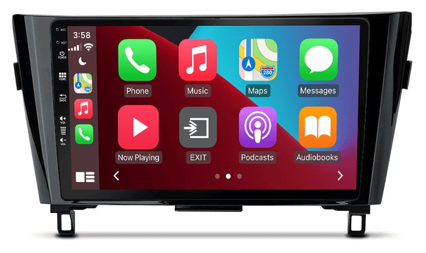 Nissan Qashqai / X-Trail (2014–2020) – CarPlay-scherm 10 inch · DAB+