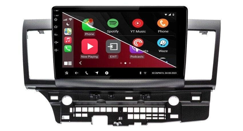 Mitsubishi Lancer (2010–2017) – CarPlay-scherm 10 inch · DAB+ · ARG-1000DAB