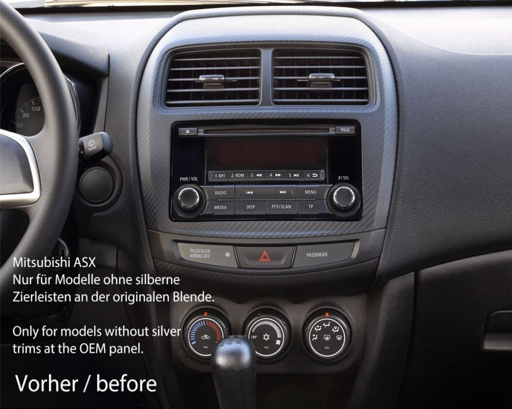 Mitsubishi Outlander, Lancer, Pajero & ASX – CarPlay-autoradio