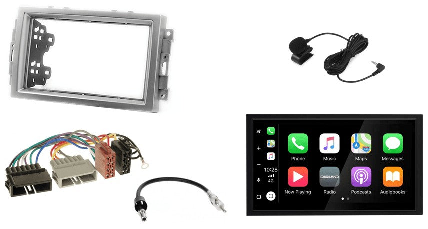 Chrysler 300C, Dodge Charger & Jeep Grand Cherokee – CarPlay-autoradio · DAB+ · RD-675DBT