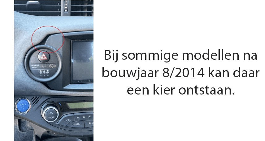 Toyota Yaris (2014–2019) – CarPlay-autoradio · RD-675DBT