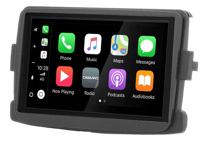 Fiat Talento, Dacia Logan & Duster, Opel Vivaro (met navigatie) – CarPlay-autoradio · DAB+ · RD-675DBT