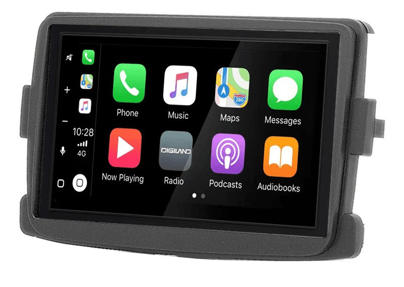 Fiat Talento, Dacia Logan & Duster, Opel Vivaro (met navigatie) – CarPlay-autoradio · DAB+ · RD-675DBT