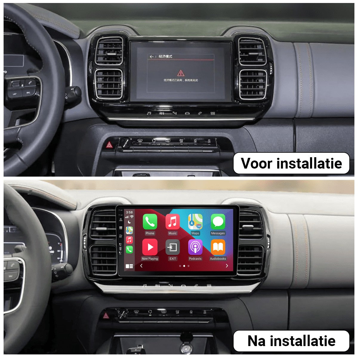 Citroën C5 Aircross (2017–2021) – CarPlay-scherm 9 inch · DAB+ · IPS