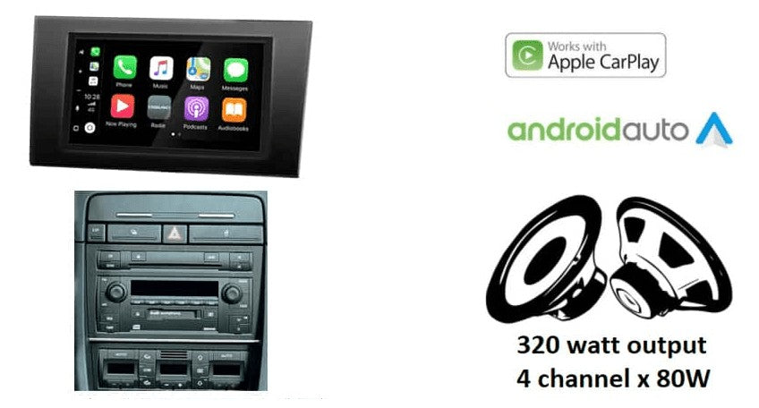 Audi A4 / Seat EXEO (2000–2008) – CarPlay-autoradio · RD-675DBT