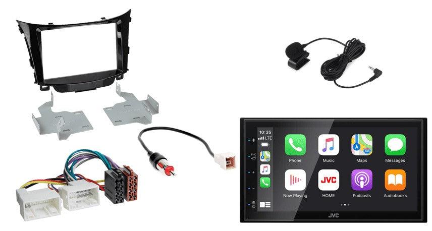 Hyundai i30 (2012–2016) – JVCKenwood CarPlay-autoradio