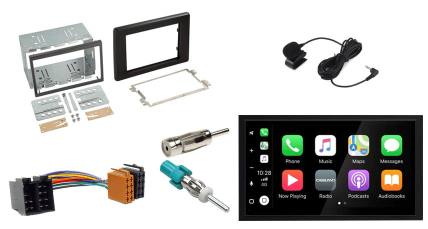 Nissan NV400 / Opel Movano / Renault Master (2019–2022) – CarPlay-autoradio · RD-675DBT