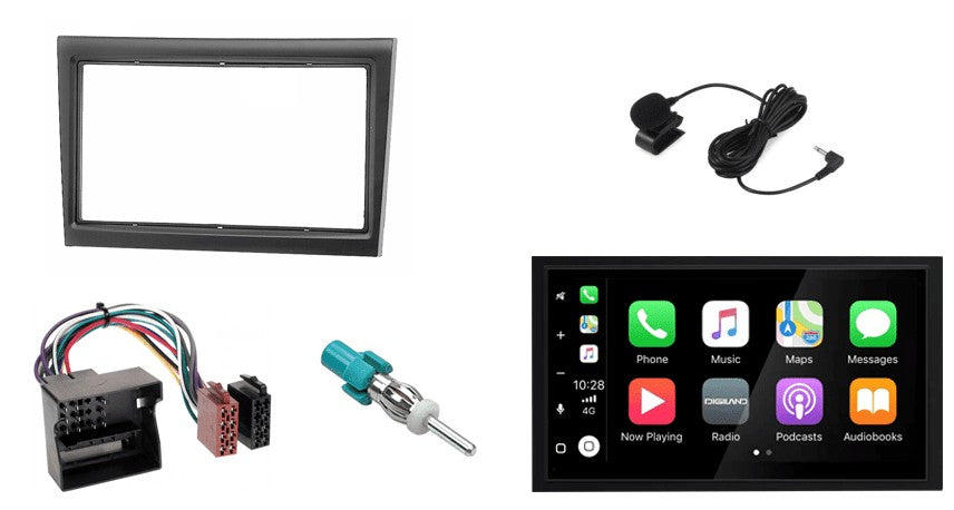 Porsche 911, Boxster & Cayman – CarPlay-autoradio · DAB+ · RD-675DBT