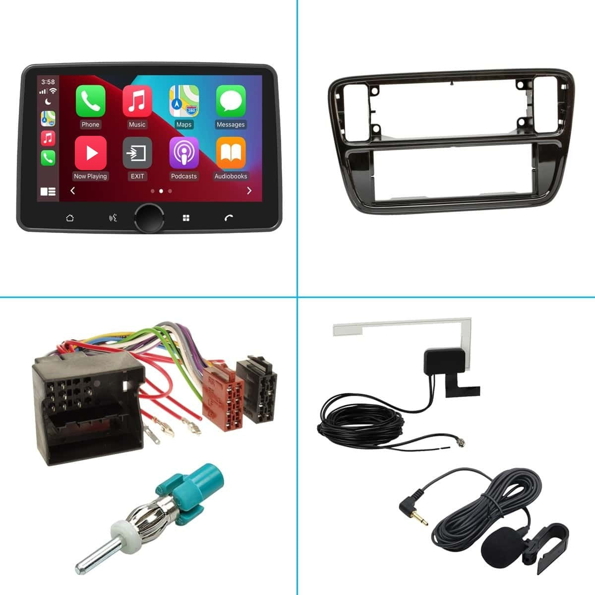 Seat Mii & Škoda Citigo – CarPlay-autoradio · DAB+ · RD-RDAB