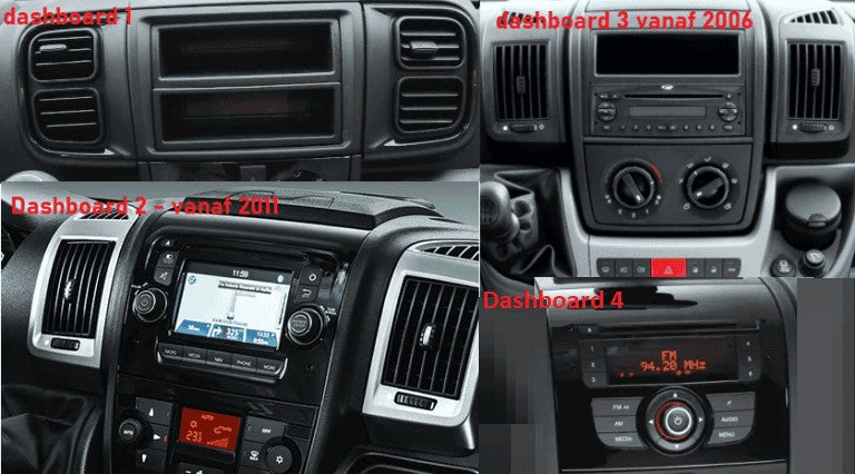 Fiat Ducato (vanaf 2006) – JVC CarPlay-autoradio