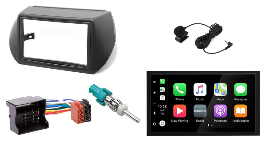 Citroën Nemo / Peugeot Bipper / Fiat Fiorino e.a. (vanaf 2008) – CarPlay-autoradio