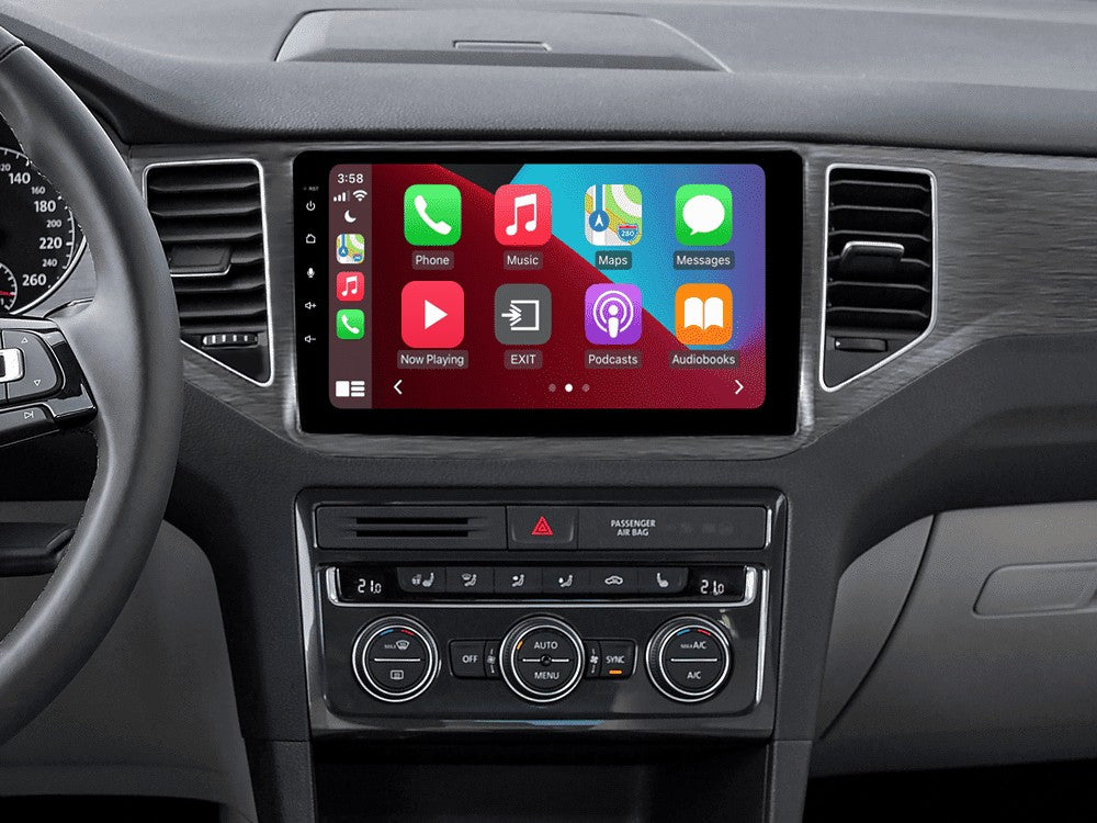 Volkswagen Golf Sportsvan (vanaf 2013) – CarPlay-scherm 10 inch · black · DAB+ · ARG-1000DAB