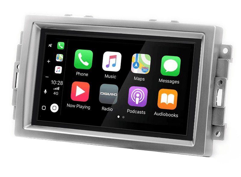 Chrysler 300C, Dodge Charger & Jeep Grand Cherokee – CarPlay-autoradio · DAB+ · RD-675DBT