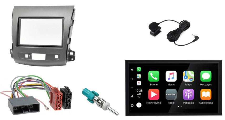 Citroën C-Crosser, Mitsubishi Outlander XL & Peugeot 4007 – CarPlay-autoradio · DAB+
