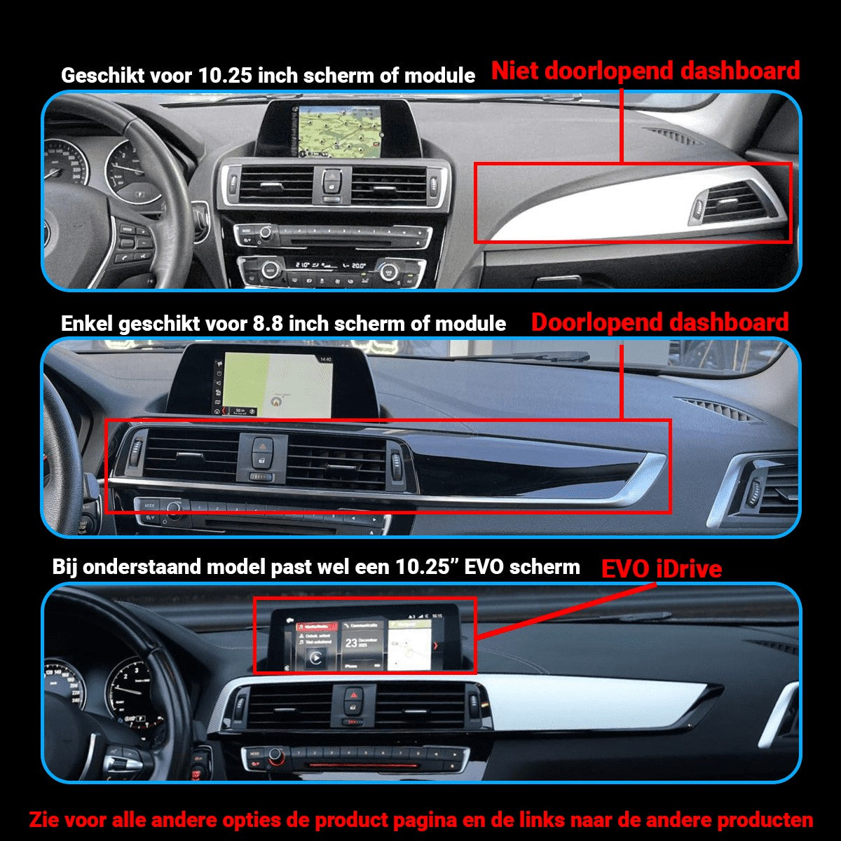 BMW 1-Serie (F20/F21) (2011–2019) – CarPlay-scherm 10,25 inch
