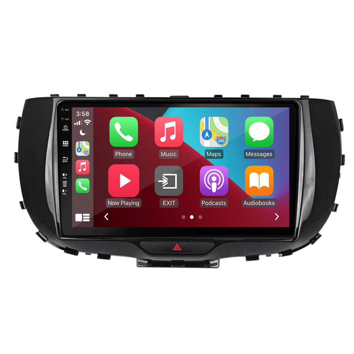 Kia Soul (2019–2024) – CarPlay-scherm 9 inch · DAB+ · RD-D040Q